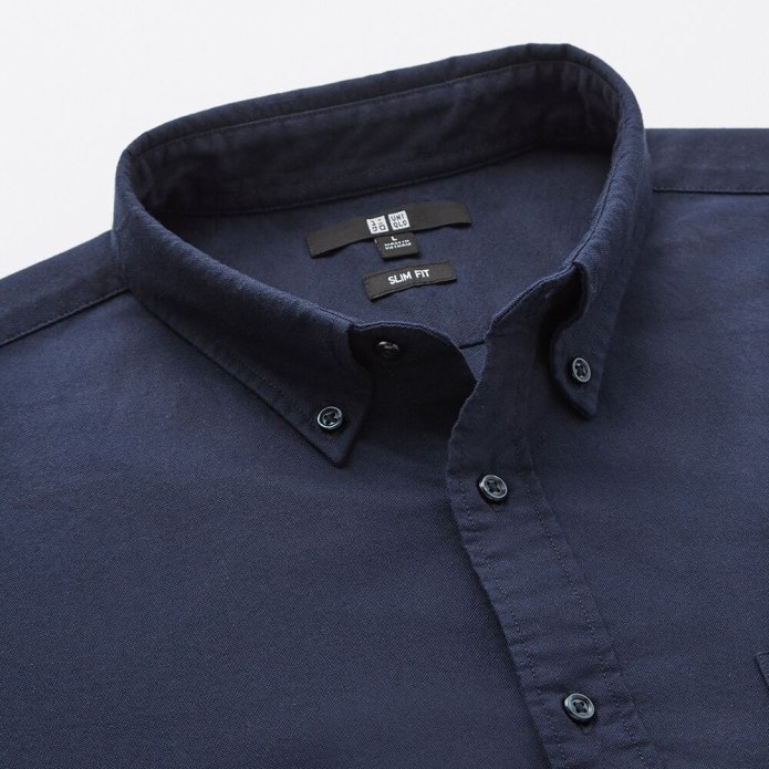 Uniqlo мужская Оксфорд рубашка