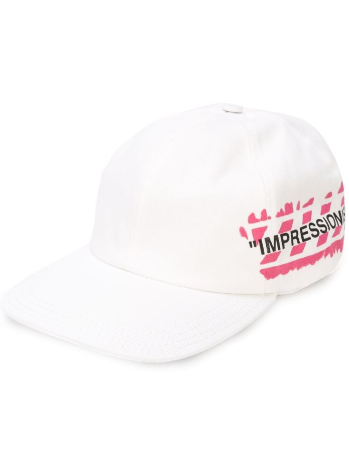 Кепка off White белая