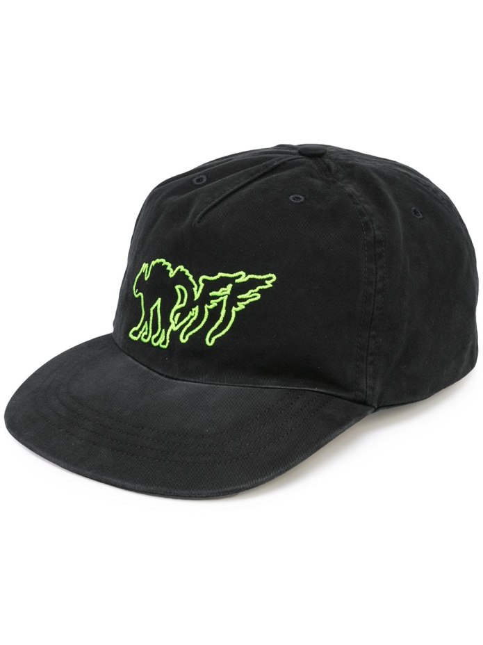 Black gauze cap