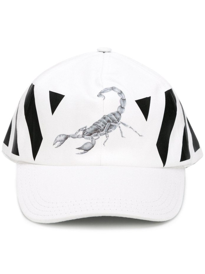 Off White кепка красная