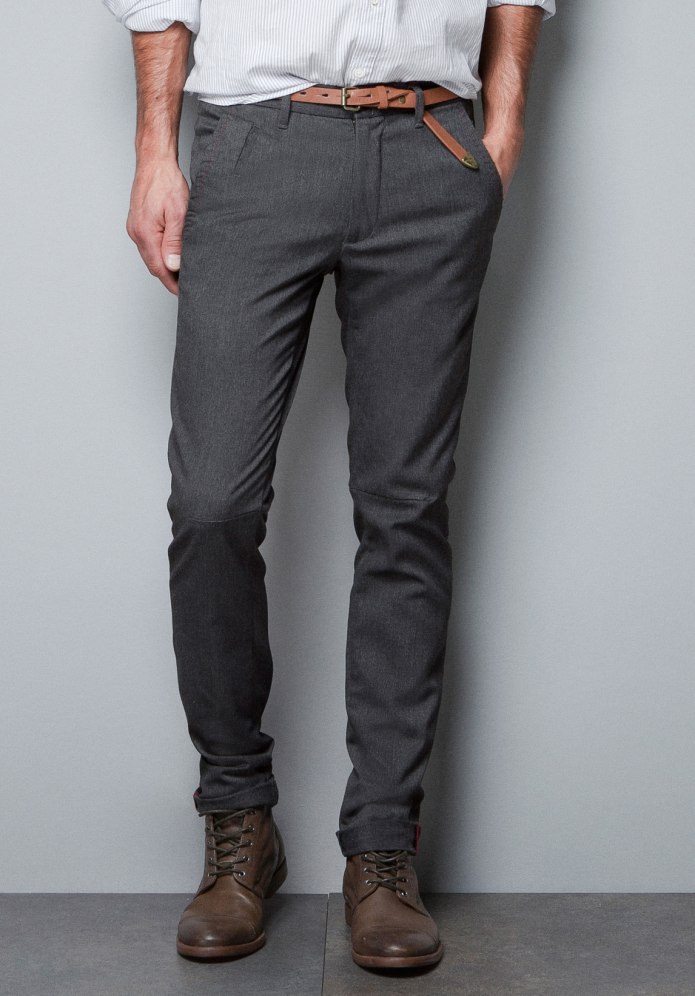 Zara мужская одежда Pant Chino