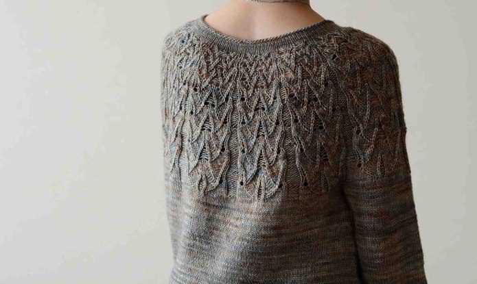 Пуловер с кокеткой Faceted Yoke