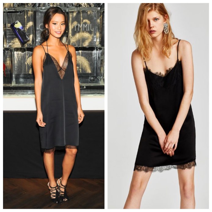 ASOS атласное платье-комбинация миди