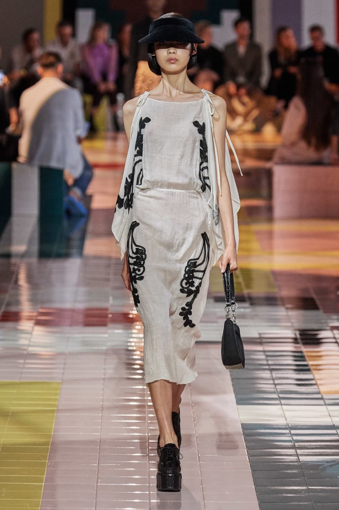 Платье Prada голубое