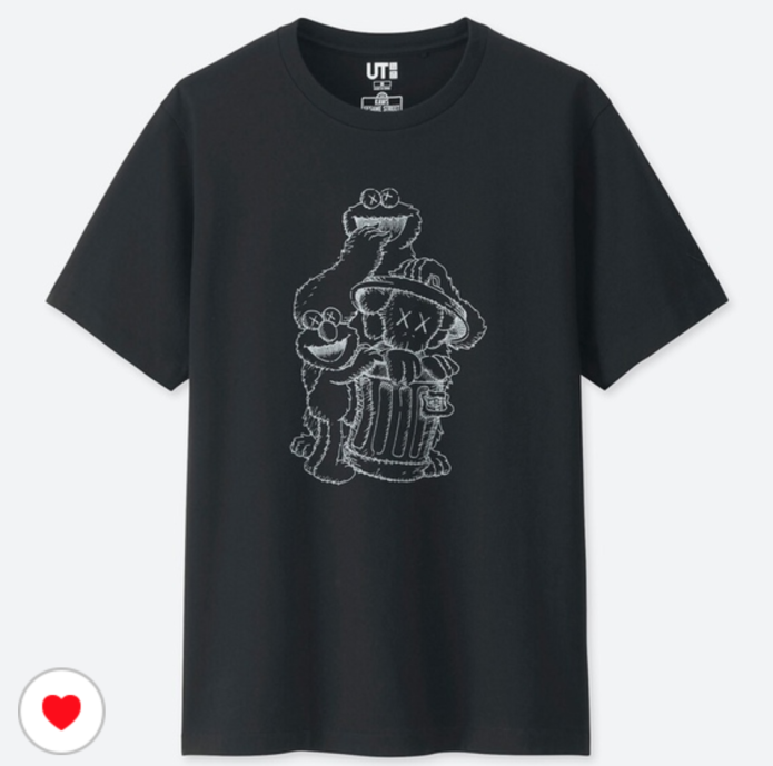 Футболка Uniqlo x KAWS