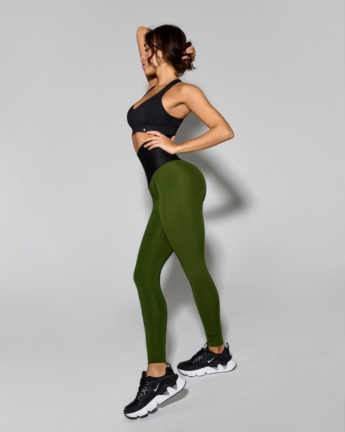 Bonafide лосины FUCKNIKE (Black & acid Green)