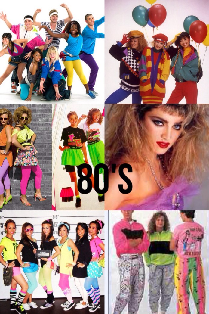 Стиль 80-90х одежда
