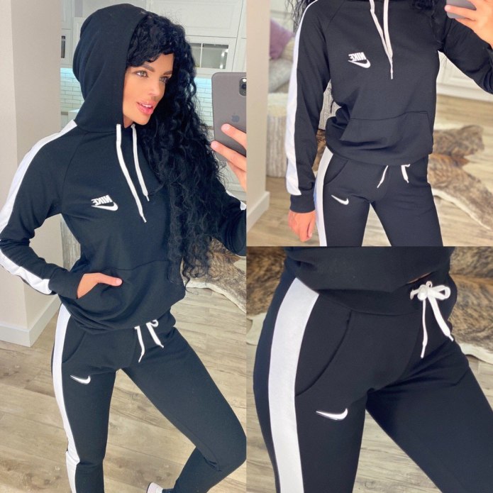 Nike Sportswear Tech Windrunner Fleece розовая женский костюм