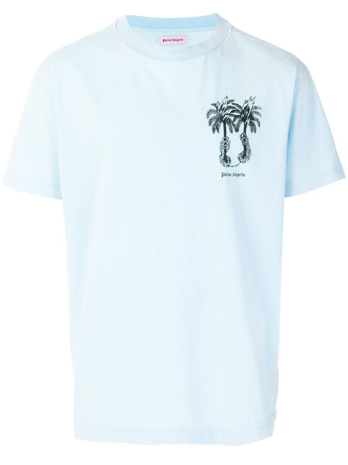 Palm Angels футболка мужская черная