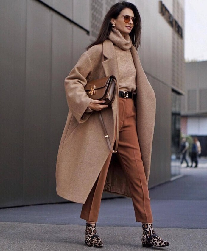 Пальто Celine кэмел