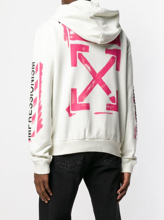 Худи off off-White с капюшоном