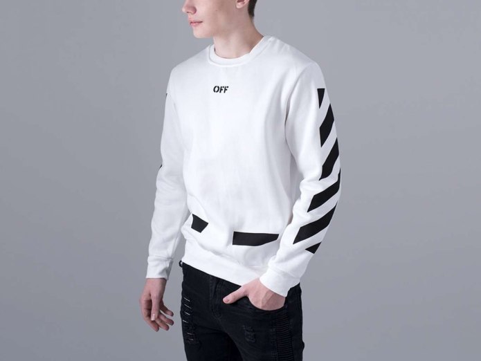 Off-White толстовка Airport Tape