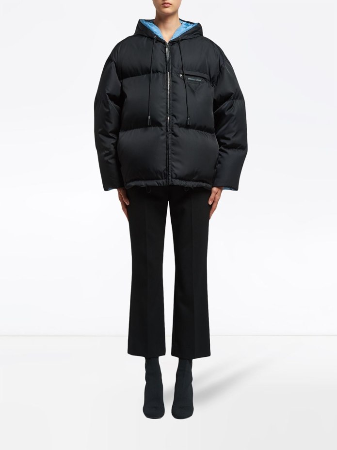 Prada пуховик nylon Puffer