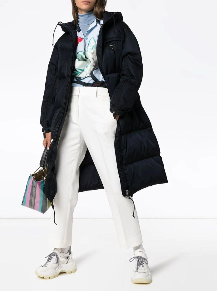 Prada пуховик nylon Puffer