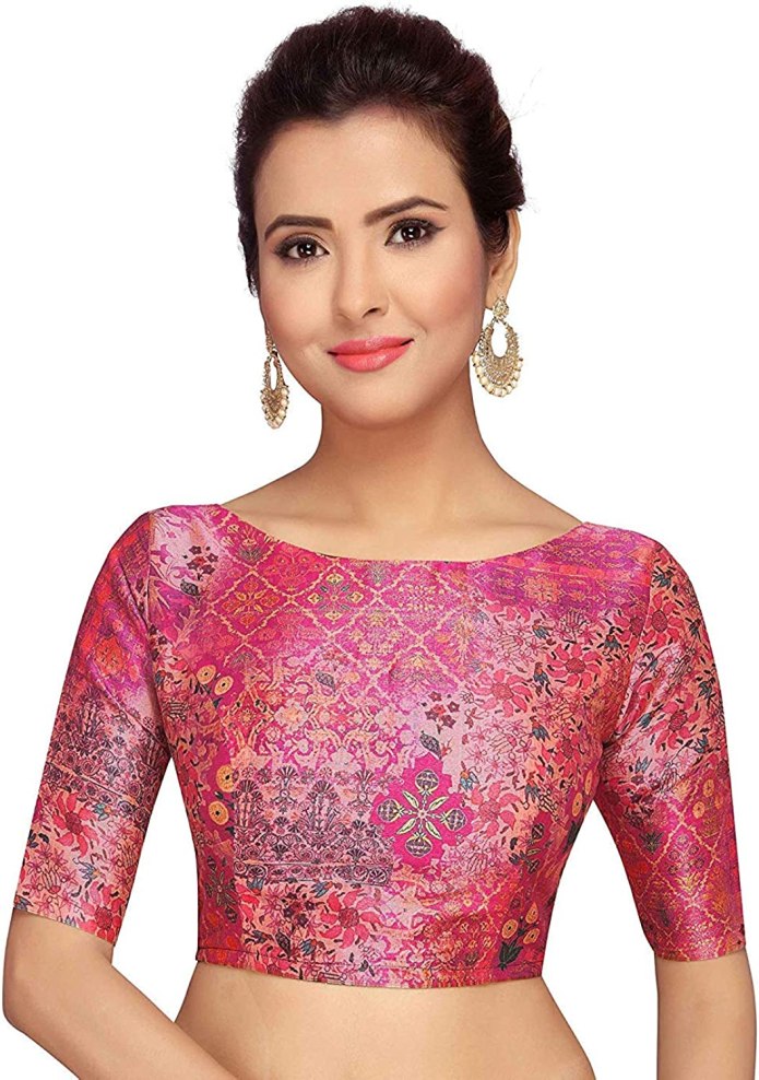 Hot girl actress Sumaya navel show in Pink Lehenga Choli