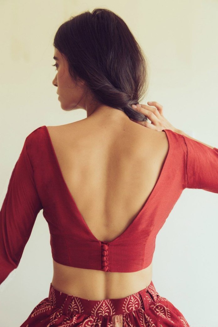 Red Blouse for Sarees