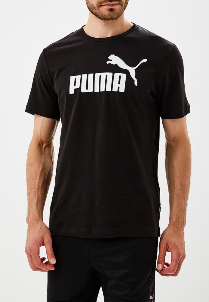 Puma ESS logo Tee Puma Black