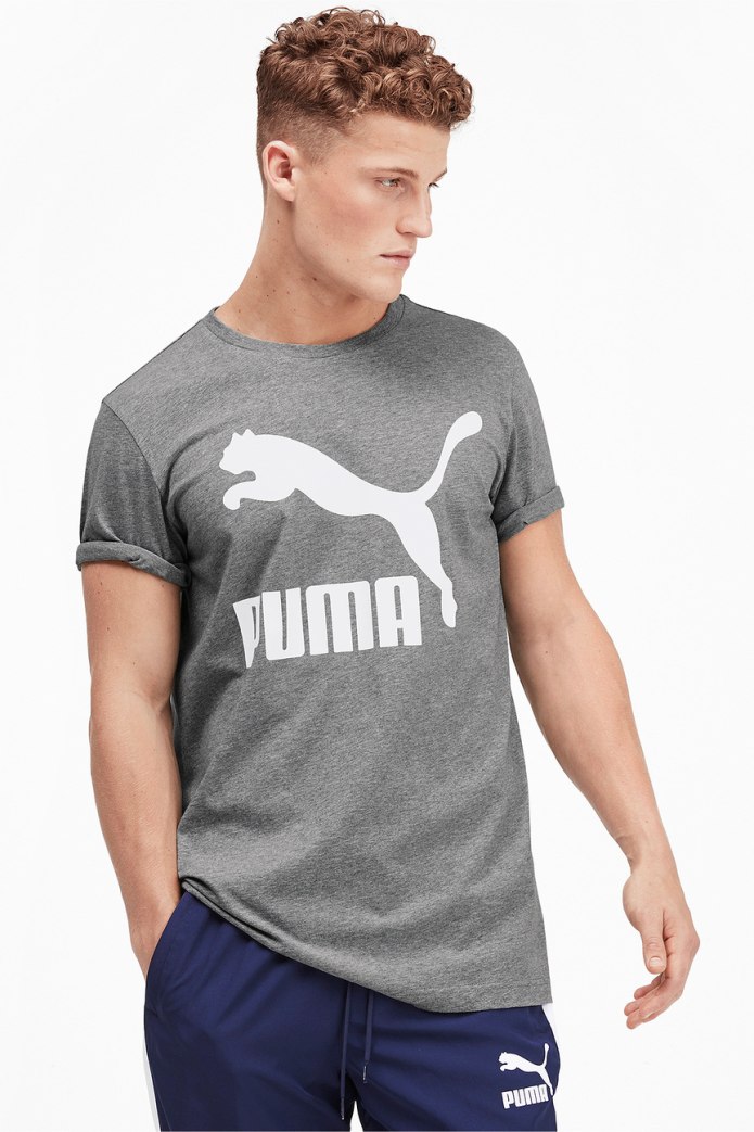 Футболка Пума белая мужская