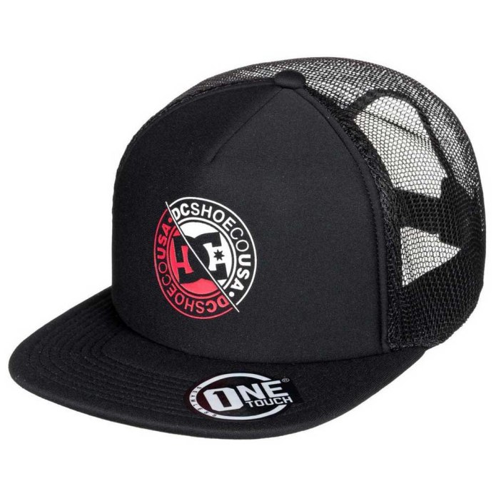 Бейсболка с прямым козырьком DC Shoes Brackers HDWR Black