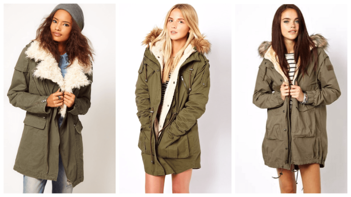 Forever 21 куртка парка бежевая