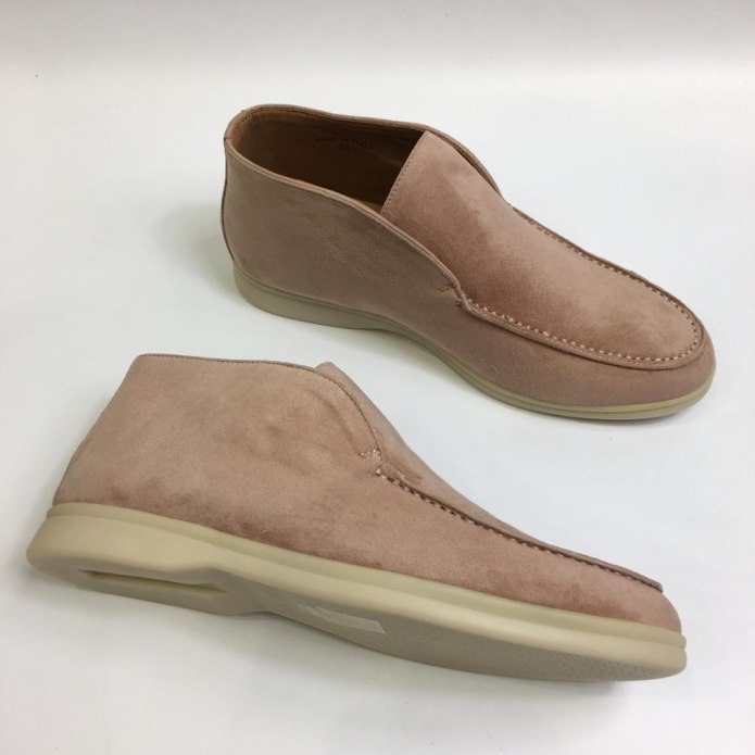 Loro Piana замшевые ботинки open walk