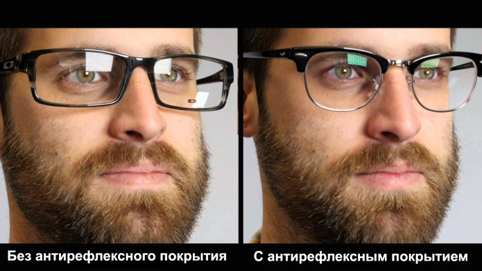 Розовые круглые очки на девушке