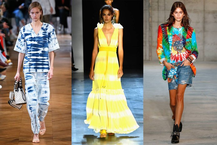 Образ в сочетании клетки и Tie-Dye