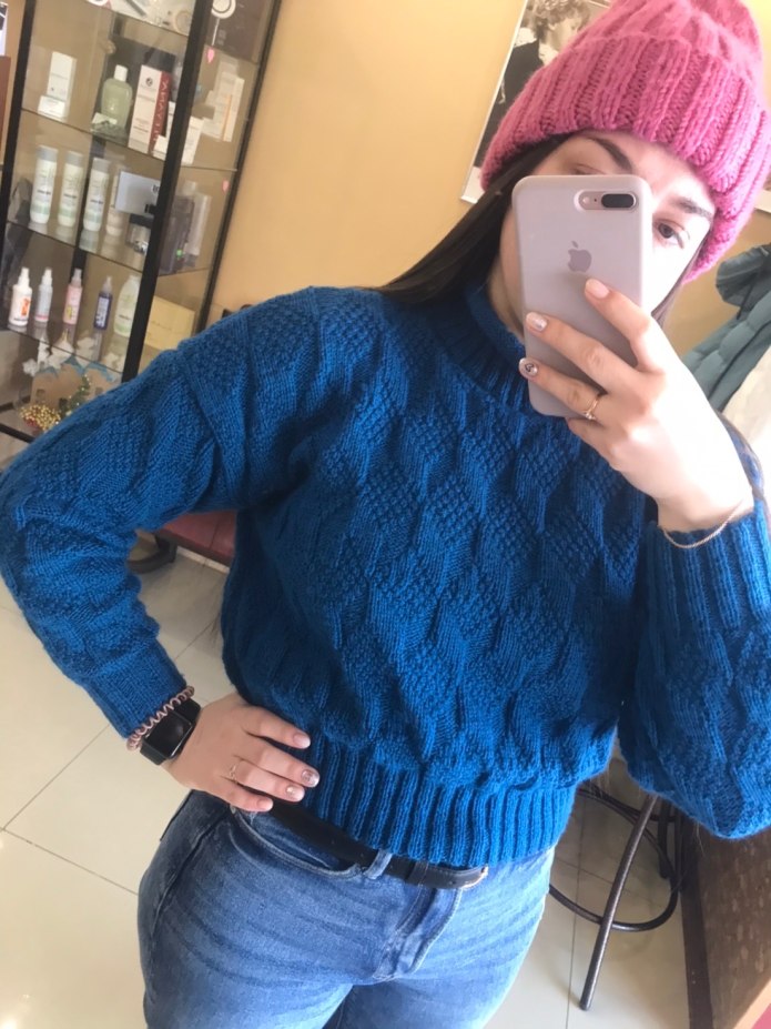 Свитер из Alize Angora Gold Star