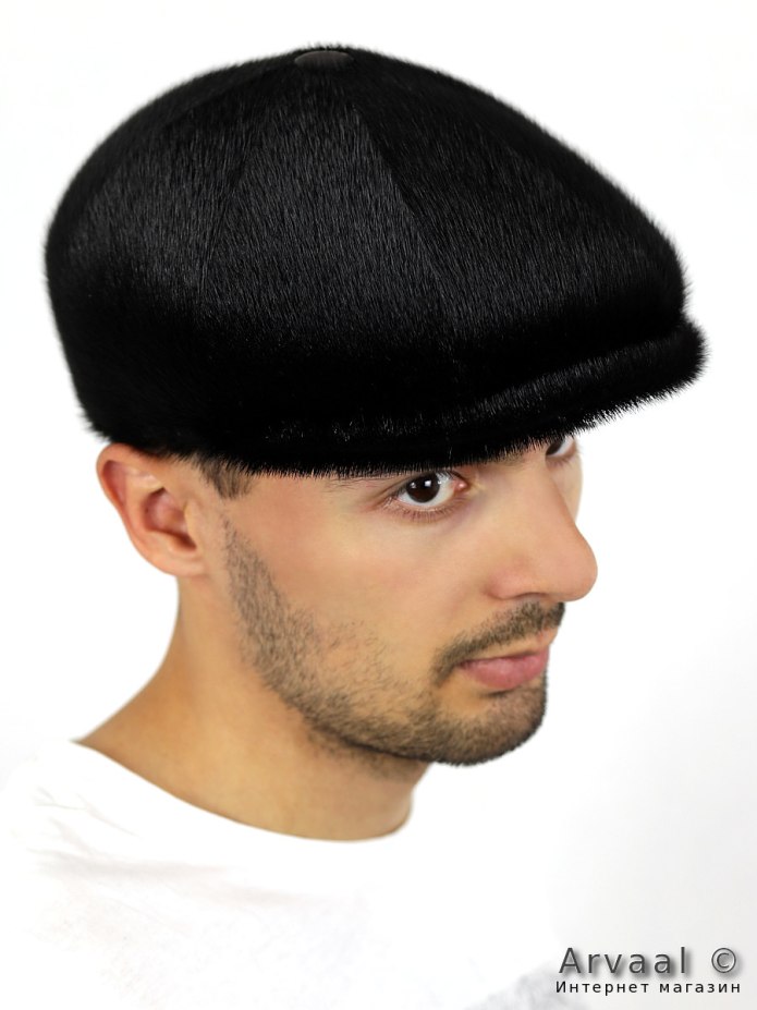 Кепка из норки мужская