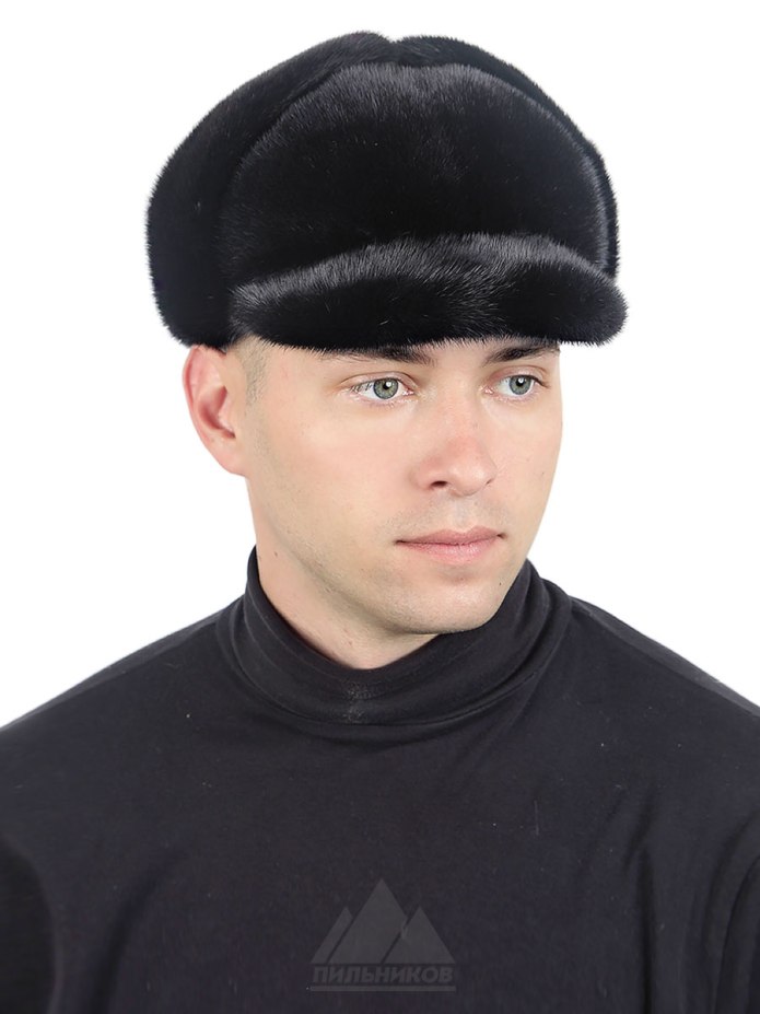 Меховая кепка мужская