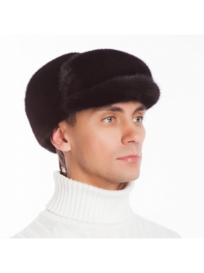 Кепки норковые мужские зимние