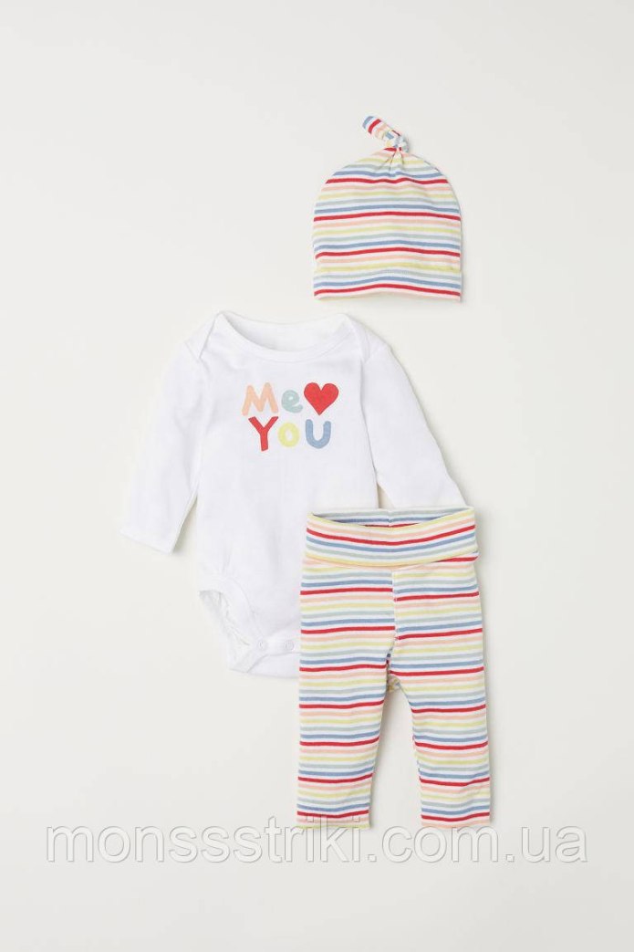 Бодики для новорожденных h&m