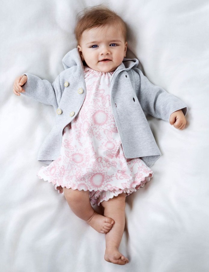 Кардиган h&m для малыша в полоску