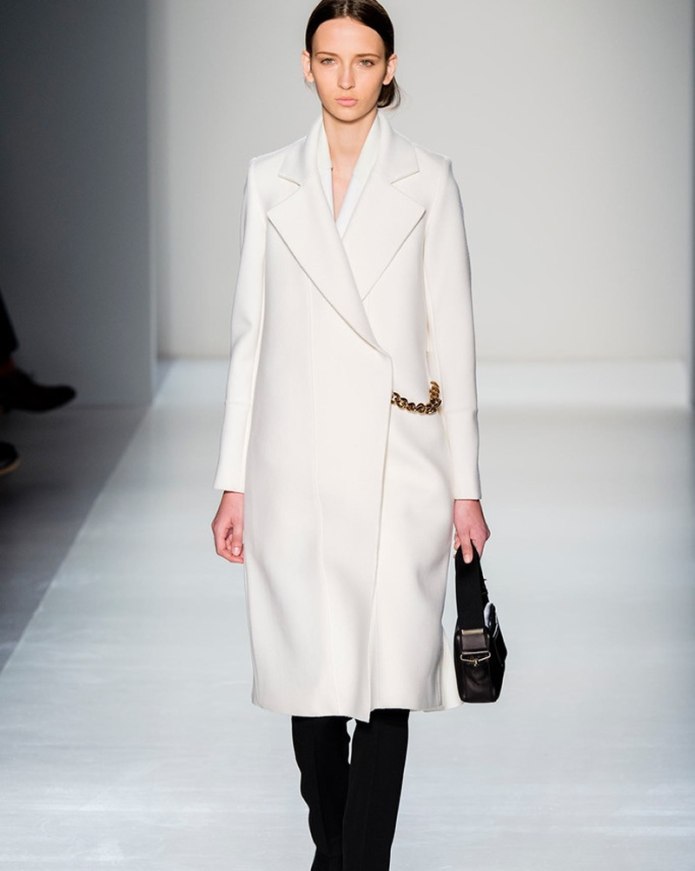 Пальто двубортное Victoria Beckham