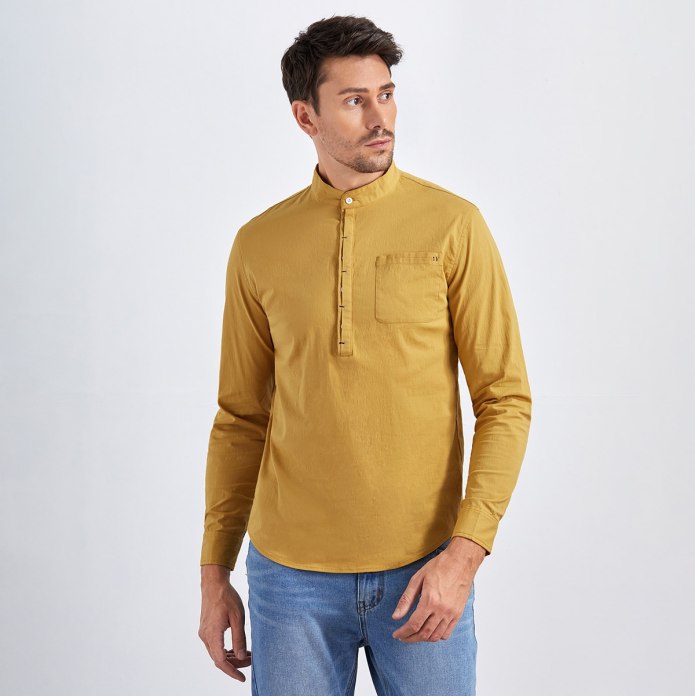 Джинсовая рубашка Pull and Bear