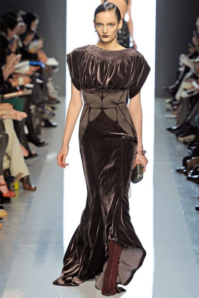 Bottega Veneta платье бархат