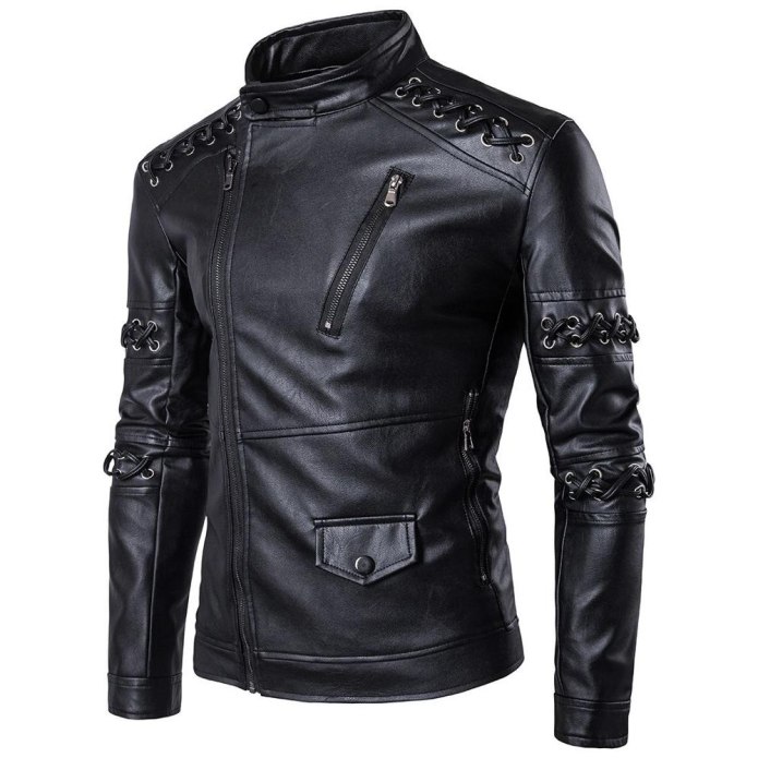 Terminator Black Motorcycle Leather Jacket