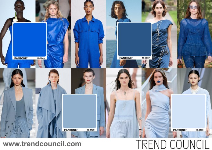 Синий цвет Pantone 2020