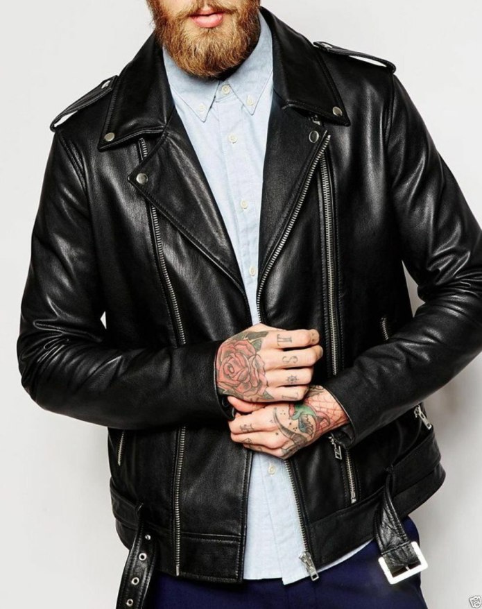 Mens Biker Jacket ASOS