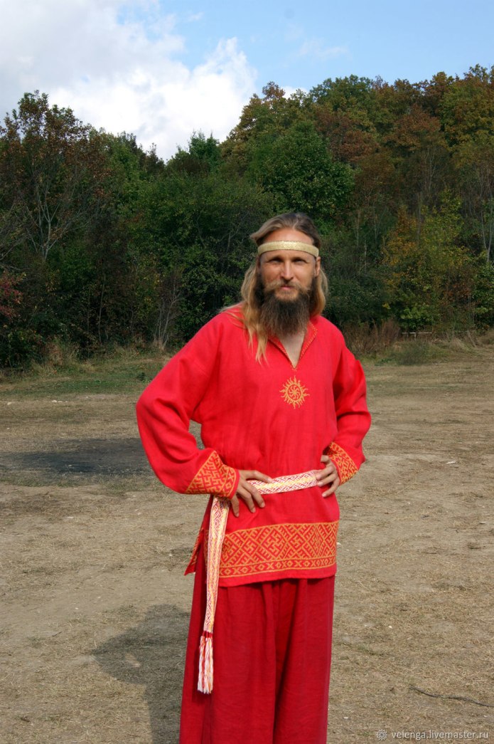 Славянская рубашка мужская