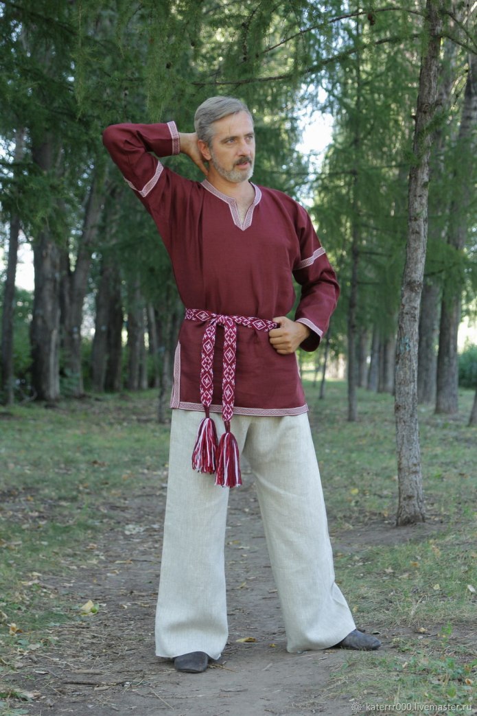 Рубаха-косоворотка древняя Русь