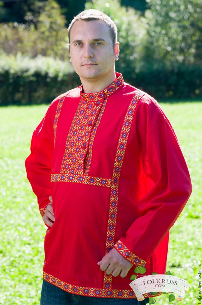 Рубаха русская обережная
