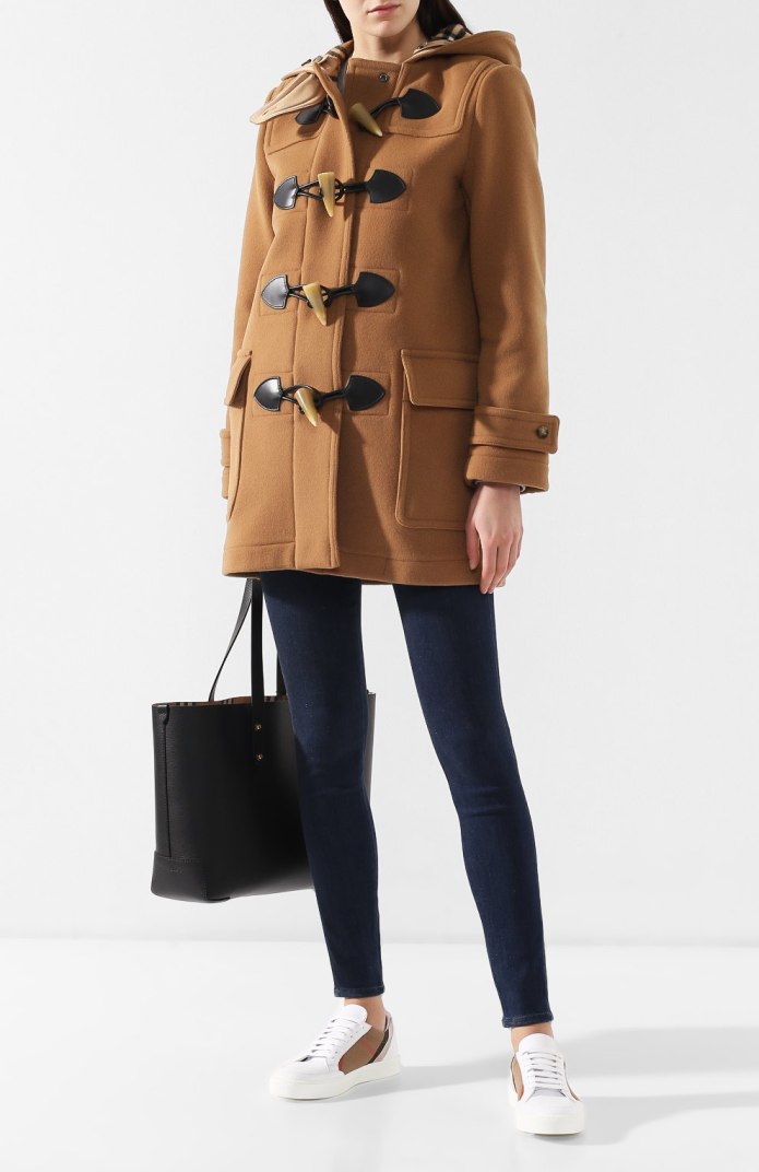 Burberry Brit Duffle Coat Shearling