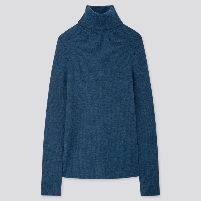 Водолазка женская Uniqlo синяя