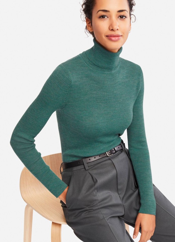 Uniqlo меринос водолазка