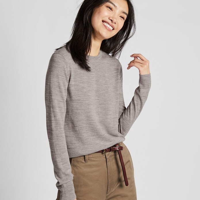 Uniqlo Ribbed HEATTECH водолазка