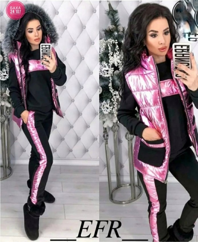 Костюм тройка женский спортивный Fila