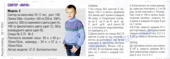 Кофточка для новорожденных мальчиков спицами со схемами и описанием