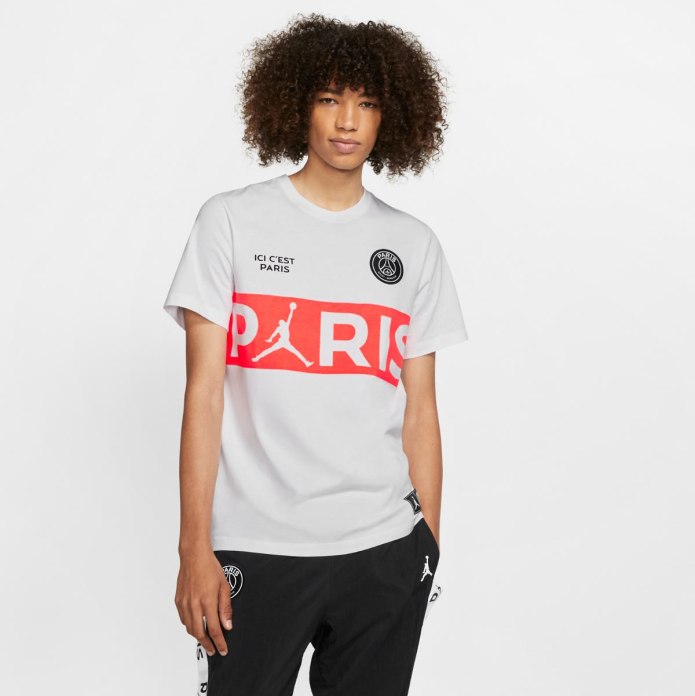 Мужская футболка Jordan PSG Wordmark Tee