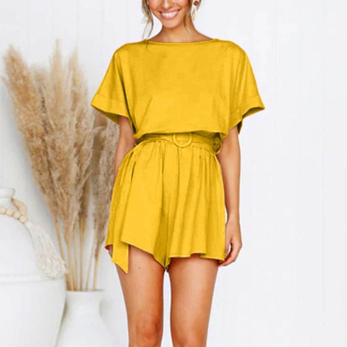 ASOS комбинезон горчичного цвета